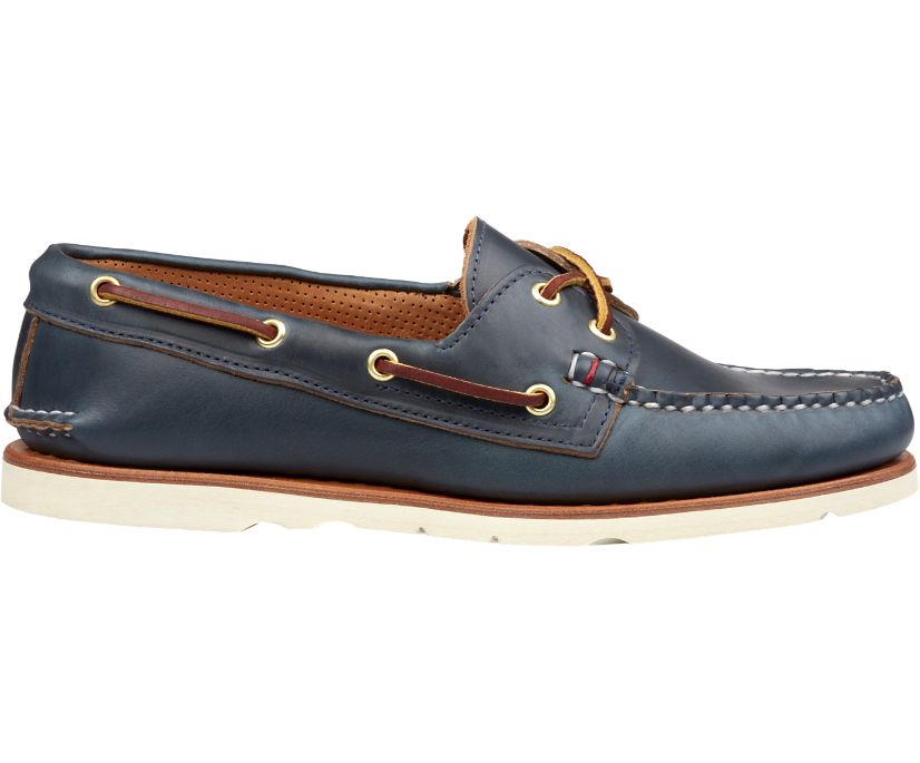 Sperry Gold Cup Handcrafted in Maine Authentic Original Boat Shoes - Men's Boat Shoes - Navy [XP8031